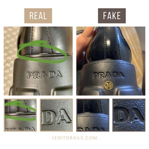 how can i tell if prada shoes are real|prada shoes false soles.